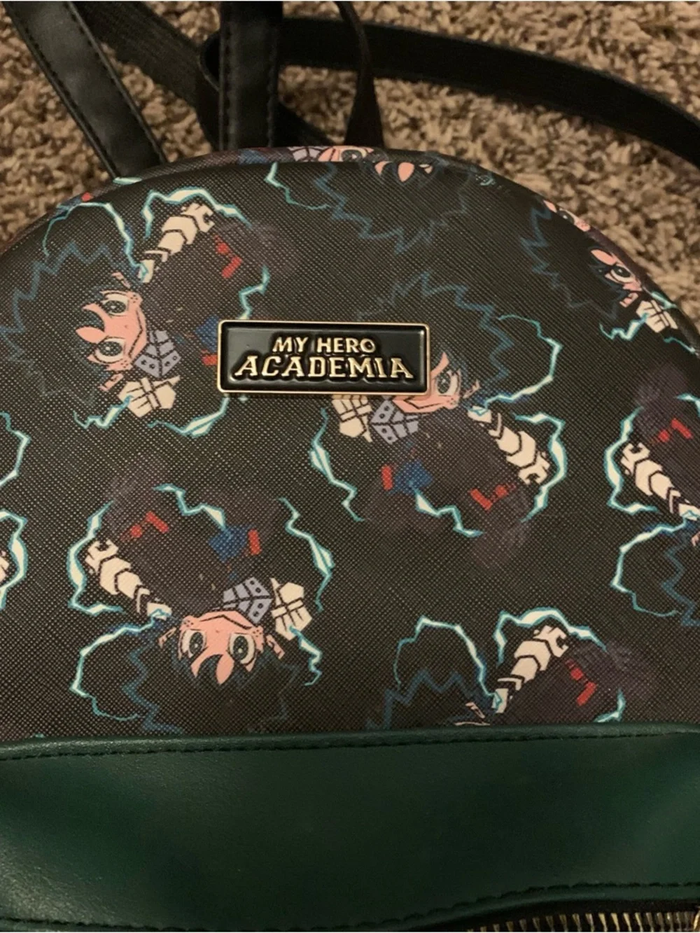 Black Character Mini Backpack - Picture 2 of 4